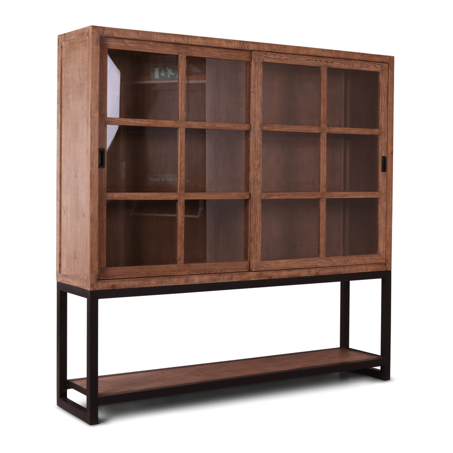 Glaskast Cleo 220*50*220 2drs Gratis Bezorgen - online bestellen bij Potz Wonen