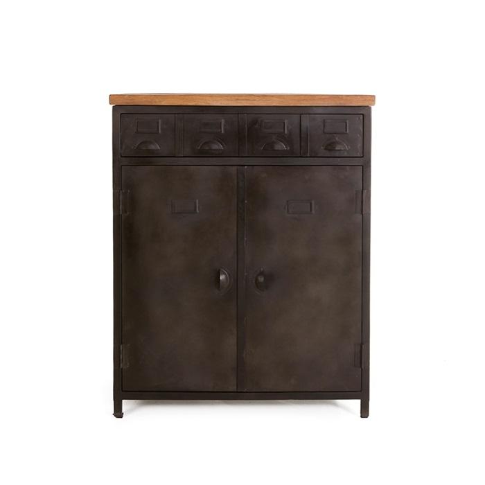 Kabinet Industrieel - 2drs. 1 lade 599,- GRATIS BEZORGEN - online bestellen bij Potz Wonen