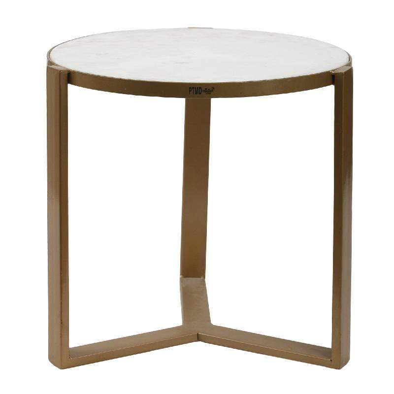 PTMD Tez marble coffee table round high l Coffee table € 115 - online bestellen bij Potz Wonen