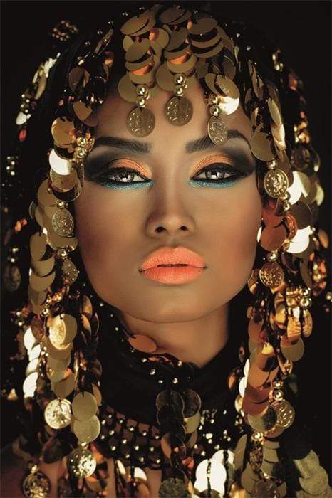 schilderij  Portrait of an Arabian Princess