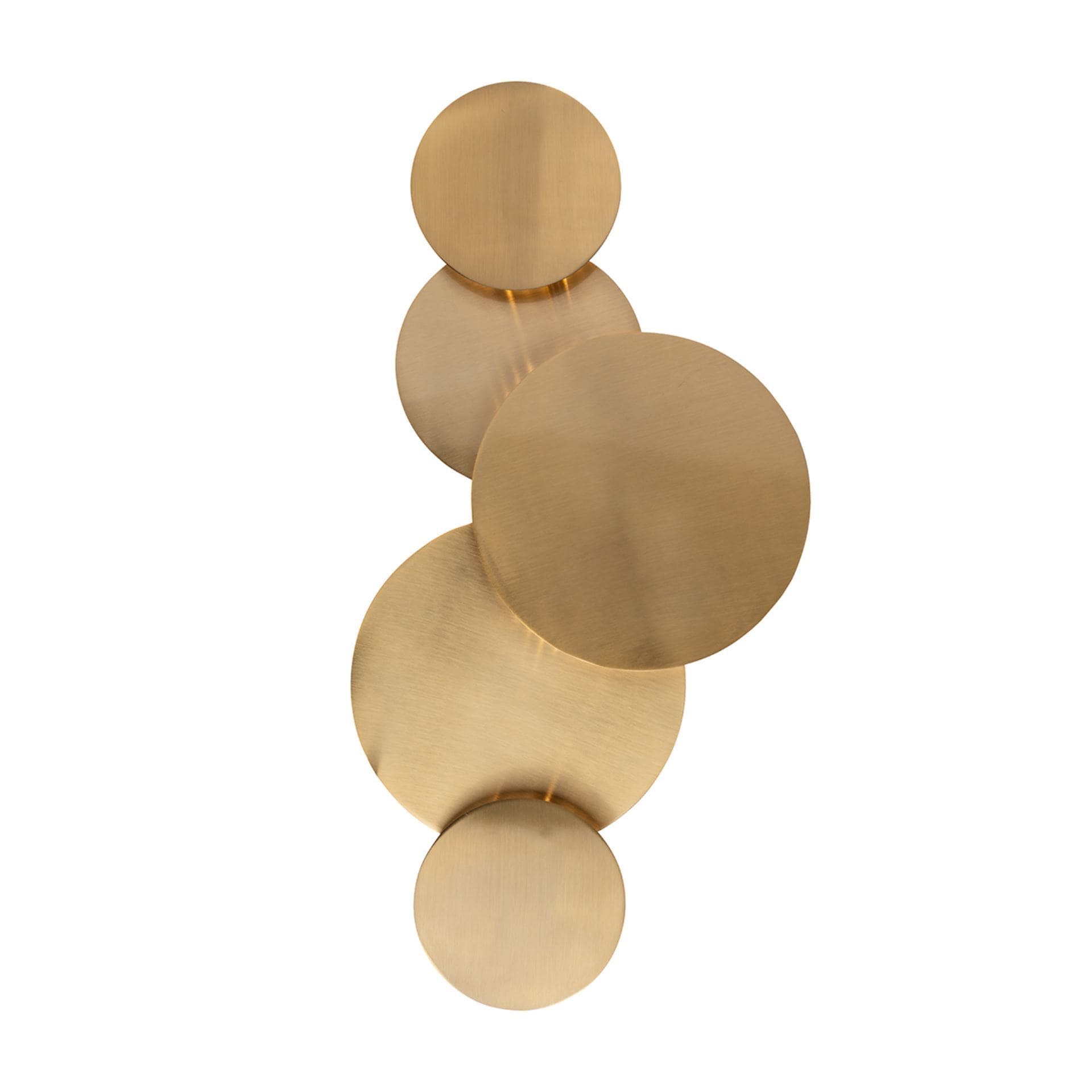 richmond Verlichting Richmond Wandlamp Collin (Brushed Gold)