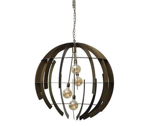 2401-O-Messing, Ø100 cm, Oud Ztahl hanglamp