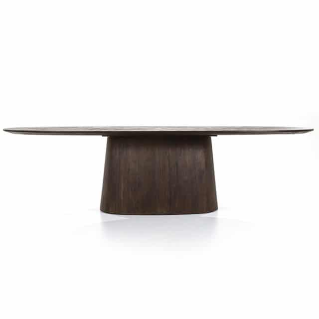 Eettafel Ovaal Aron 8211 Bruin 8211 3 Maten