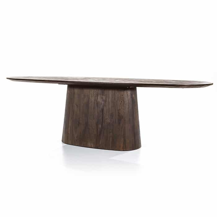 Eettafel Ovaal Aron 8211 Bruin 8211 3 Maten