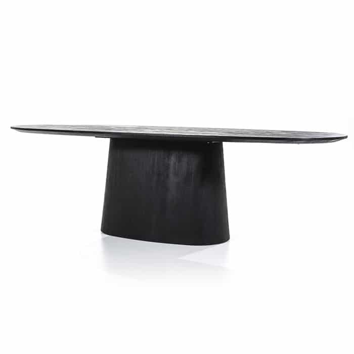 Eettafel Ovaal Aron 8211 Zwart 8211 3 Maten