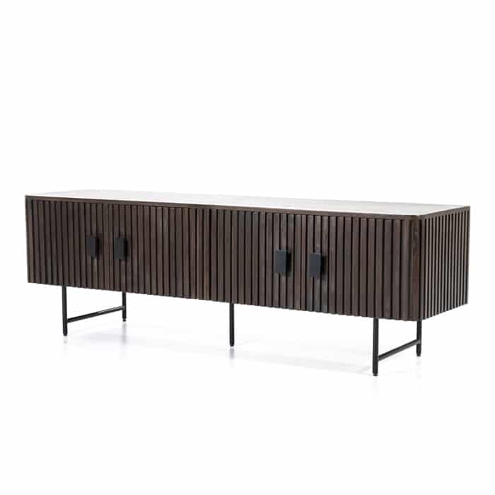 Tv Meubel Remi 4 Drs 8211 Bruin 8211 170 Cm