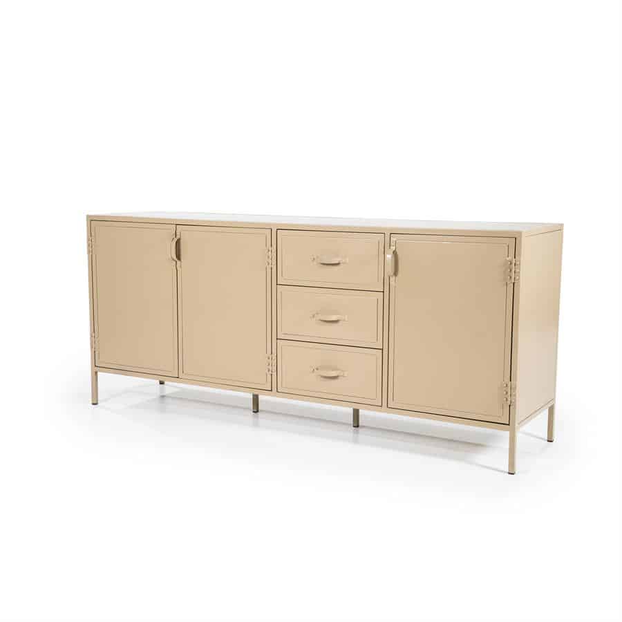 Dressoir Industrieel 3drs 3 Laden 8211 Zand