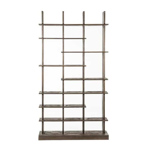 Boekenkast Oliver 120x40x220 Bruin 8211 Eleonora