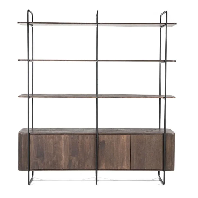 Wandkast James 4drs 8211 Bruin