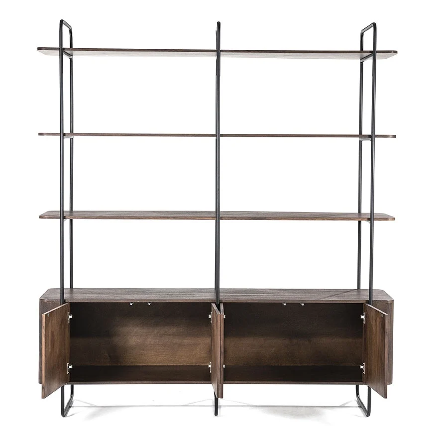 Wandkast James 4drs 8211 Bruin