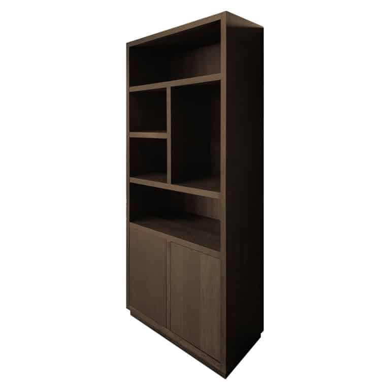 Boekenkast Oakura 2 Deuren Brown
