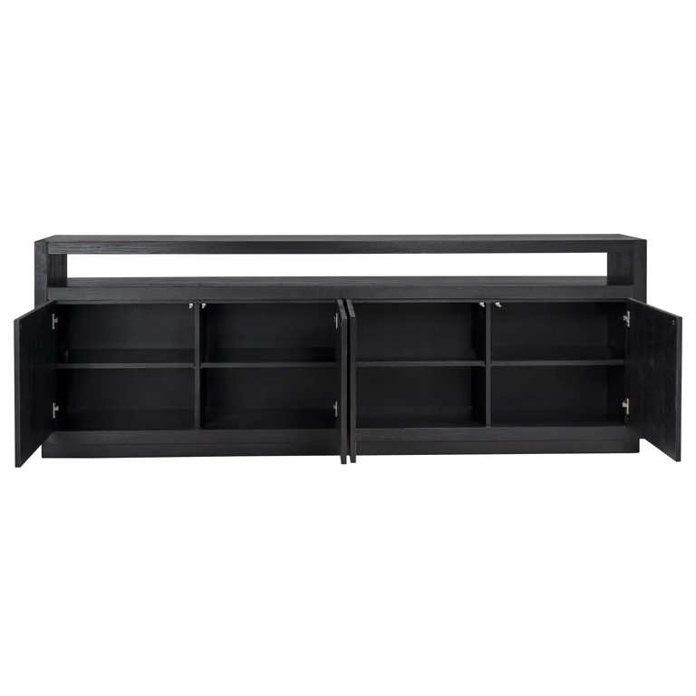 Dressoir Oakura 4 Deuren Black 8211 Richmond