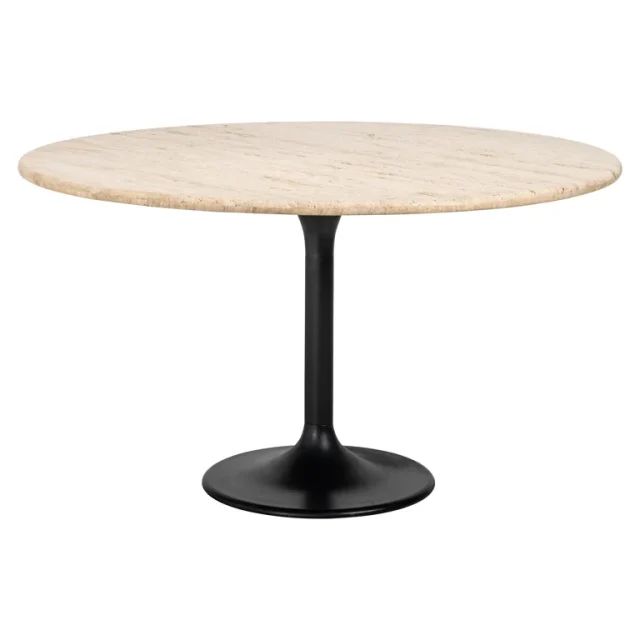 Eettafel Rond Hampton 8211 Travertin