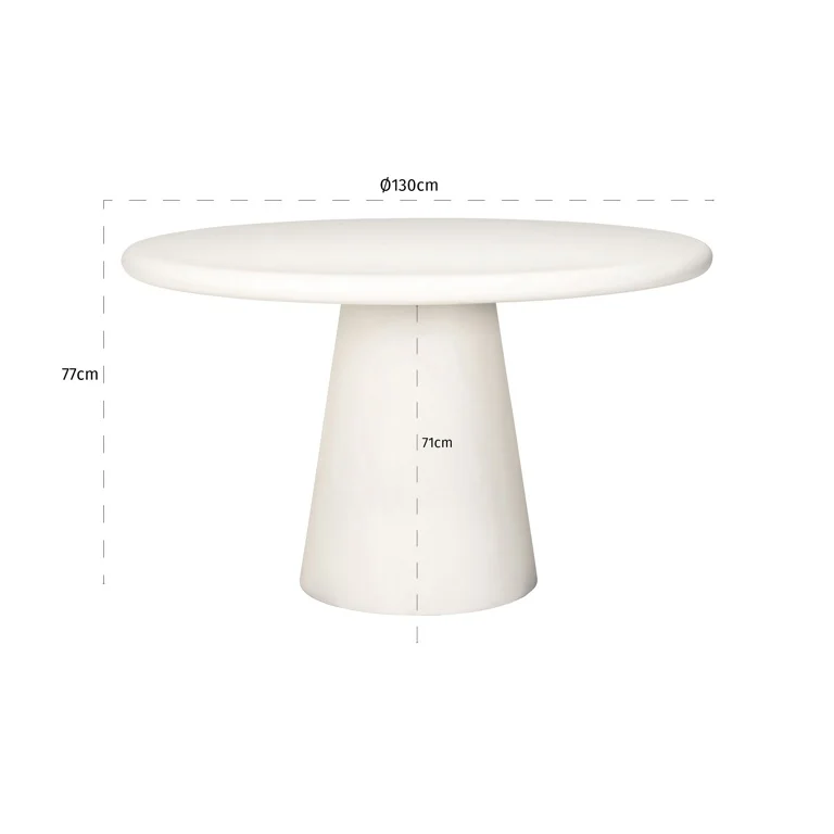Eettafel Rond Bloomstone